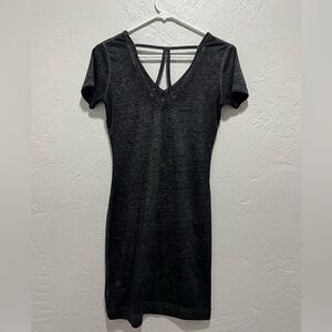 Grey t-shirt dress